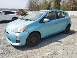 Vehiculos salvage en venta de Copart Concord, NC: 2013 Toyota Prius C