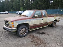 Salvage cars for sale at Graham, WA auction: 1990 Chevrolet GMT-400 K1500