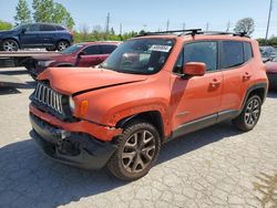 Jeep salvage cars for sale: 2017 Jeep Renegade Latitude