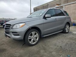 Salvage cars for sale from Copart Fredericksburg, VA: 2014 Mercedes-Benz ML 350 Bluetec