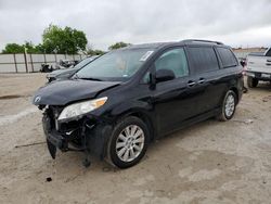 Salvage cars for sale at Haslet, TX auction: 2012 Toyota Sienna XLE