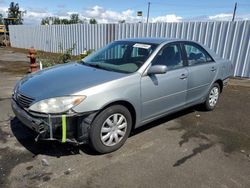 Toyota salvage cars for sale: 2005 Toyota Camry LE