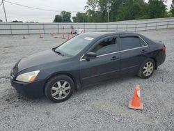Salvage cars for sale at Gastonia, NC auction: 2005 Honda Accord EX