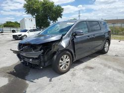 KIA salvage cars for sale: 2016 KIA Sedona LX