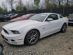 Salvage cars for sale at Waldorf, MD auction: 2014 Ford Mustang GT