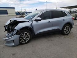 Salvage cars for sale at Anthony, TX auction: 2022 Ford Escape SEL