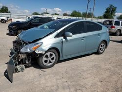 Vehiculos salvage en venta de Copart Oklahoma City, OK: 2015 Toyota Prius