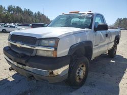 Salvage cars for sale at Mendon, MA auction: 2004 Chevrolet Silverado K2500 Heavy Duty