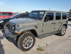 Vehiculos salvage en venta de Copart Houston, TX: 2020 Jeep Wrangler Unlimited Sahara