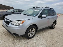 Salvage cars for sale at New Braunfels, TX auction: 2015 Subaru Forester 2.5I Premium