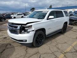 Salvage cars for sale at Woodhaven, MI auction: 2017 Chevrolet Tahoe K1500 LT