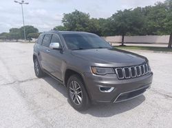 Salvage cars for sale at Grand Prairie, TX auction: 2018 Jeep Grand Cherokee Limited