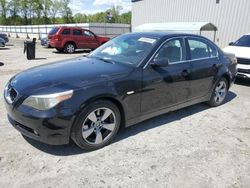 Salvage cars for sale at Spartanburg, SC auction: 2005 BMW 525 I