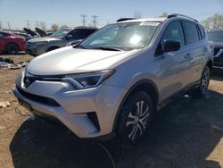 Salvage cars for sale at Elgin, IL auction: 2017 Toyota Rav4 LE