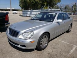 Salvage cars for sale from Copart Rancho Cucamonga, CA: 2003 Mercedes-Benz S 500