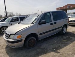 Salvage cars for sale from Copart Fort Wayne, IN: 2001 Chevrolet Venture