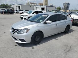 Salvage cars for sale from Copart New Orleans, LA: 2016 Nissan Sentra S