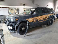 SUV salvage a la venta en subasta: 2021 Ford Explorer Police Interceptor