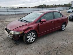 Honda salvage cars for sale: 2010 Honda Civic LX