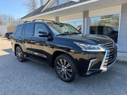 Salvage cars for sale at North Billerica, MA auction: 2018 Lexus LX 570