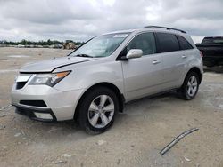 Salvage cars for sale at Arcadia, FL auction: 2011 Acura MDX Technology