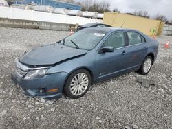 Salvage cars for sale at Barberton, OH auction: 2011 Ford Fusion Hybrid