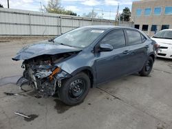 Salvage cars for sale at Littleton, CO auction: 2018 Toyota Corolla L