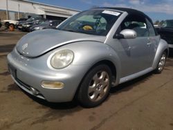 Salvage cars for sale at New Britain, CT auction: 2003 Volkswagen New Beetle GLS