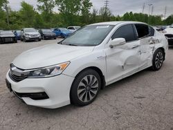 Salvage cars for sale at Bridgeton, MO auction: 2017 Honda Accord Hybrid