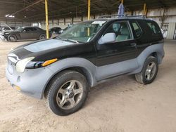 Salvage cars for sale from Copart Phoenix, AZ: 2000 Isuzu Vehicross