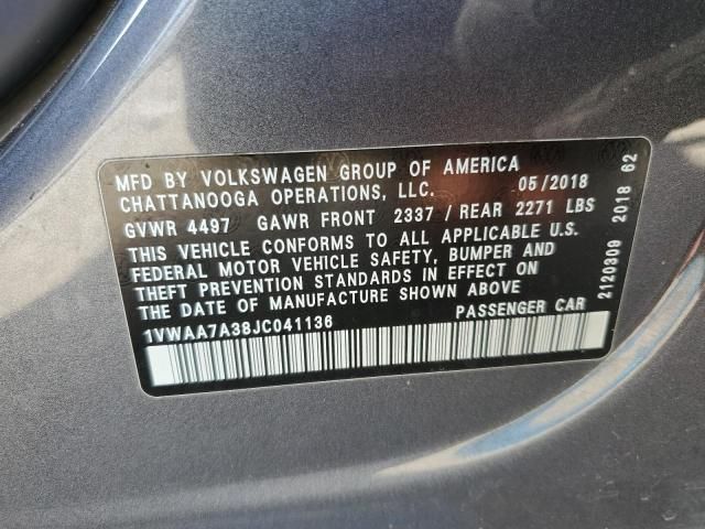 2018 Volkswagen Passat S