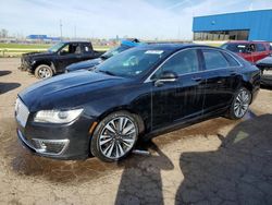 Salvage cars for sale from Copart Woodhaven, MI: 2017 Lincoln MKZ Reserve