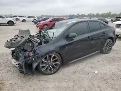 Salvage cars for sale at Houston, TX auction: 2021 Toyota Corolla SE