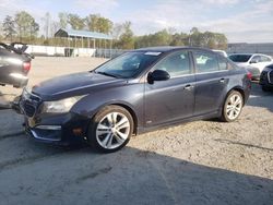 Chevrolet Cruze LTZ salvage cars for sale: 2015 Chevrolet Cruze LTZ