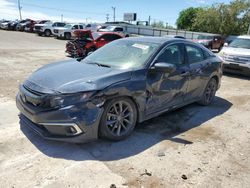 Salvage cars for sale at Oklahoma City, OK auction: 2020 Honda Civic EX