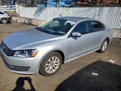 Salvage cars for sale from Copart New Britain, CT: 2013 Volkswagen Passat S