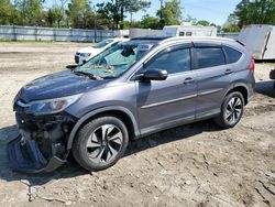 Salvage cars for sale from Copart Hampton, VA: 2016 Honda CR-V Touring