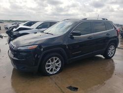 Salvage cars for sale at Grand Prairie, TX auction: 2018 Jeep Cherokee Latitude Plus