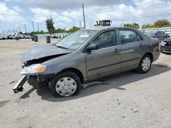 Vehiculos salvage en venta de Copart Miami, FL: 2005 Toyota Corolla CE