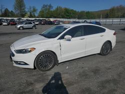 Salvage cars for sale at Grantville, PA auction: 2017 Ford Fusion SE