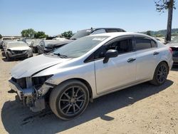 Salvage cars for sale at San Martin, CA auction: 2012 Honda Civic DX