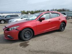 Salvage cars for sale from Copart Pennsburg, PA: 2015 Mazda 3 Sport