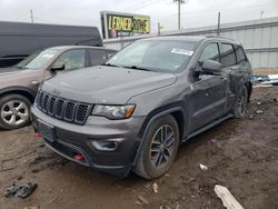 Jeep Grand Cherokee Trailhawk salvage cars for sale: 2017 Jeep Grand Cherokee Trailhawk