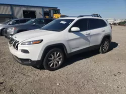 Salvage cars for sale at Earlington, KY auction: 2015 Jeep Cherokee Limited