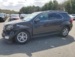 Vehiculos salvage en venta de Copart Exeter, RI: 2016 Chevrolet Equinox LT