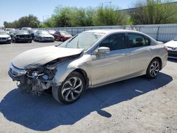 Honda Accord ex salvage cars for sale: 2017 Honda Accord EX