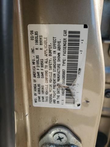 2006 Honda Accord Value