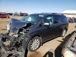 Salvage cars for sale at Brighton, CO auction: 2017 Toyota Sienna XLE