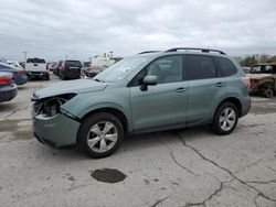 Salvage cars for sale at Indianapolis, IN auction: 2015 Subaru Forester 2.5I Premium