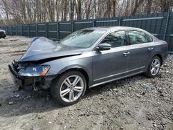 Salvage cars for sale at Candia, NH auction: 2014 Volkswagen Passat SEL